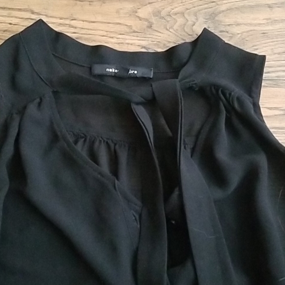 Black transparent camisole - Picture 2 of 2